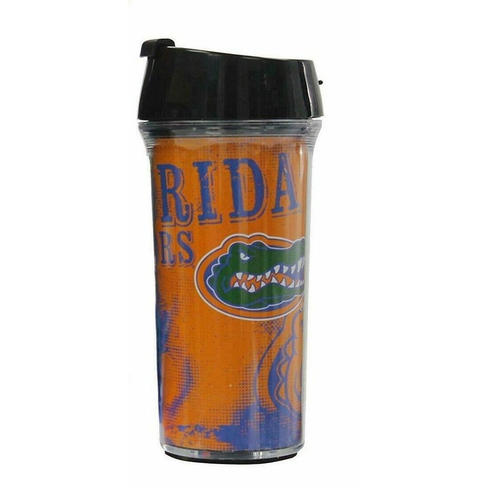 Florida Gators 16oz Traveler Tumbler / Mug Acrylic Coffee Mug No Spill Lid